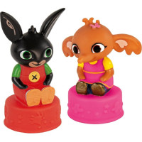 CLEMENTONI Soft Clemmy Vkladací senzorický autobus Bing s 8 kockami