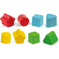 CLEMENTONI Soft Clemmy Vkladací senzorický autobus Bing s 8 kockami