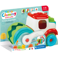 CLEMENTONI Soft Clemmy Vkladací senzorický nakladač s kockami