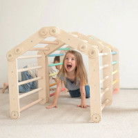 BusyKids Veľká skladacia lezecká zostava nelakovaná