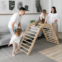 BusyKids Veľká skladacia lezecká zostava nelakovaná