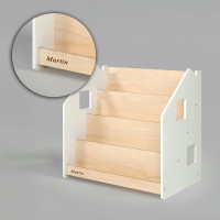 BusyKids Stojan na knihy biely