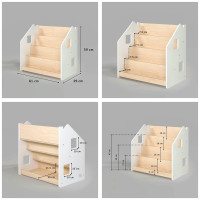 BusyKids Stojan na knihy biely