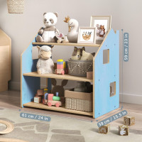 BusyKids Police na hračky modrá