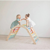 BusyKids Veľká skladacia lezecká zostava dúhová