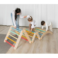 BusyKids Veľká skladacia lezecká zostava dúhová