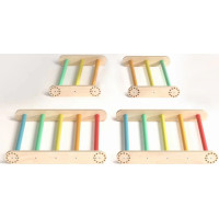 BusyKids Malá skladacia lezecká zostava dúhová