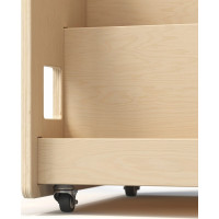 BusyKids Obojstranná knižnica na kolieskach