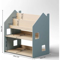 BusyKids Police na hračky a knihy modrá