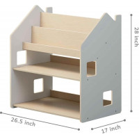 BusyKids Police na hračky a knihy biela