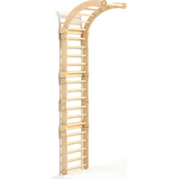 BusyKids Drevené domáce rebriny s hrazdou nelakované