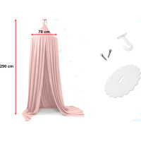 Baldachýn do detskej izby - ružový