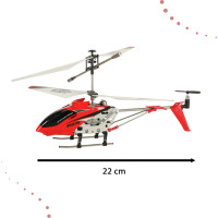 SYMA S107H RC vrtuľník 2,4 GHz RTF - červený