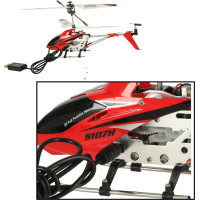 SYMA S107H RC vrtuľník 2,4 GHz RTF - červený