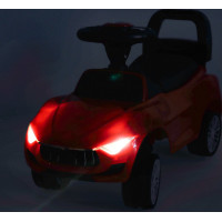 Odrážadlo so zvukom a svetlami - Autíčko - červené