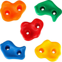 Lezecké úchyty pre deti - farebné 20 ks + skrutky