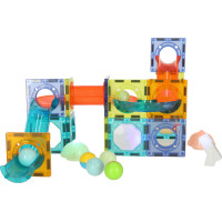 Svietiaca magnetická guličková dráha - 49 prvkov