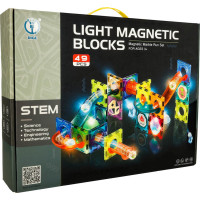Svietiaca magnetická guličková dráha - 49 prvkov