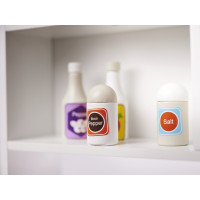 Detská drevená kuchynka MDF MODERN CLASSIC + príslušenstvo