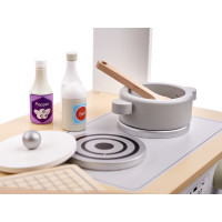 Detská drevená kuchynka MDF MODERN CLASSIC + príslušenstvo