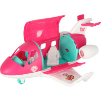 Lietadlo pre bábiky s letuškou - ružové