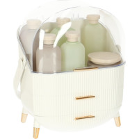 Organizér na kozmetiku - biely