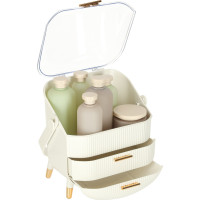 Organizér na kozmetiku - biely