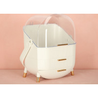 Organizér na kozmetiku - biely