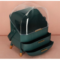 Organizér na kozmetiku - zelený