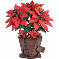 RoboTime 3D drevená skladačka Vianočná hviezda