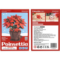 RoboTime 3D drevená skladačka Vianočná hviezda