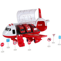 Transportné lietadlo + 3 hasičské vozidlá