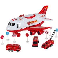 Transportné lietadlo + 3 hasičské vozidlá
