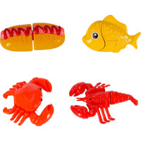 Potraviny na krájanie - zelenina, ovocie, pizza - 36 prvkov