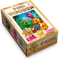 WOODEN CITY Drevené puzzle Dinosaury 20 dielikov