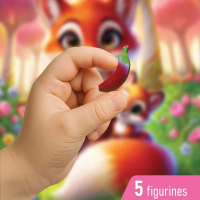 WOODEN CITY Drevené puzzle Líščia rodinka 20 dielikov