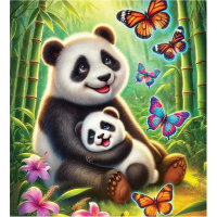 WOODEN CITY Drevené puzzle Pandí dobrodružstvo 20 dielikov