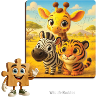 WOODEN CITY Drevené puzzle Priatelia 20 dielikov