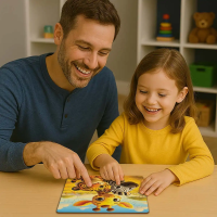 WOODEN CITY Drevené puzzle Priatelia 20 dielikov