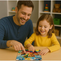 WOODEN CITY Drevené puzzle Rybárčenie 20 dielikov