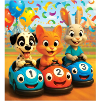 WOODEN CITY Drevené puzzle Šťastný závod 20 dielikov