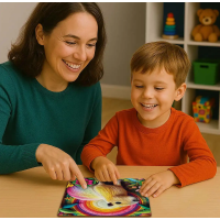 WOODEN CITY Drevené puzzle Kapybara 20 dielikov