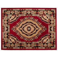 Kusový koberec ATLAS classic - béžový/červený, 160x220 cm