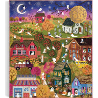 GALISON Metalické puzzle Strašidelná dedina 1000 dielikov