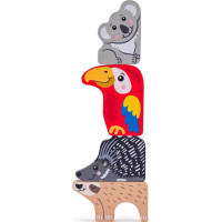 WOODY Obrysové puzzle Zvieratká 11 dielikov