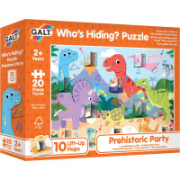 GALT Okienkové puzzle Dinosaury 20 dielikov