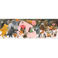 DJECO Panoramatické puzzle Park 100 dielikov