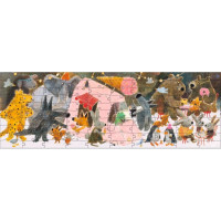 DJECO Panoramatické puzzle Park 100 dielikov