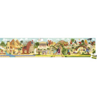 JANOD Panoramatické puzzle v kufríku Antika a mytológie 100 dielikov
