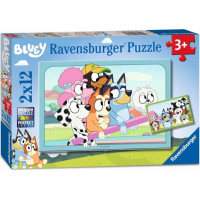 RAVENSBURGER Puzzle Bluey 2x12 dielikov